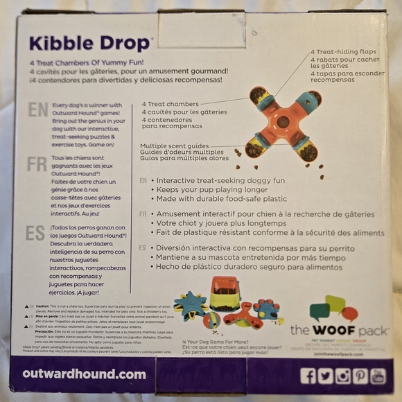 NEW Outward Hound Colorful Kibble Drop Game - Picture 2 of 3